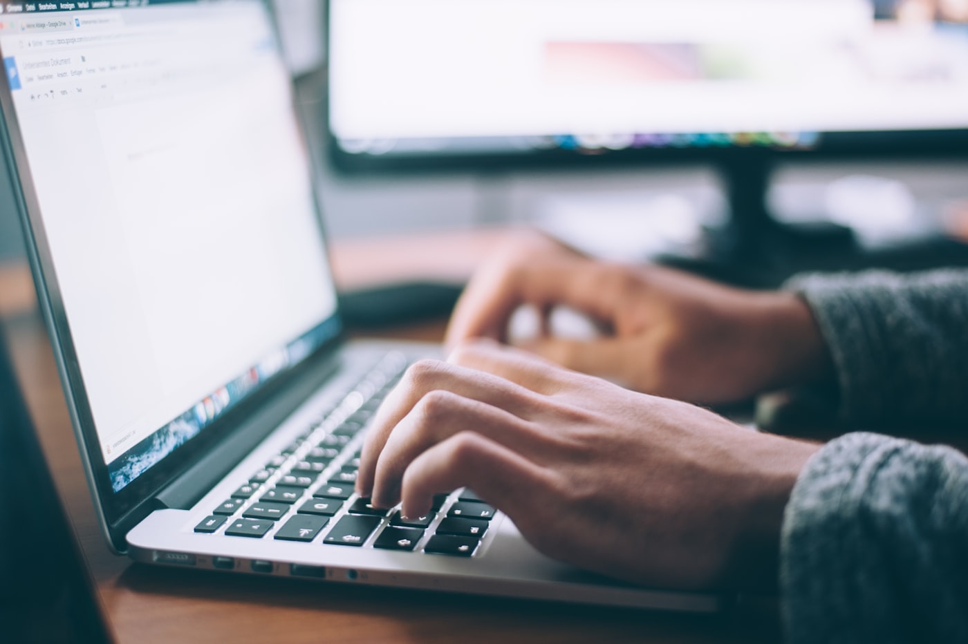 Professional working with technology systems